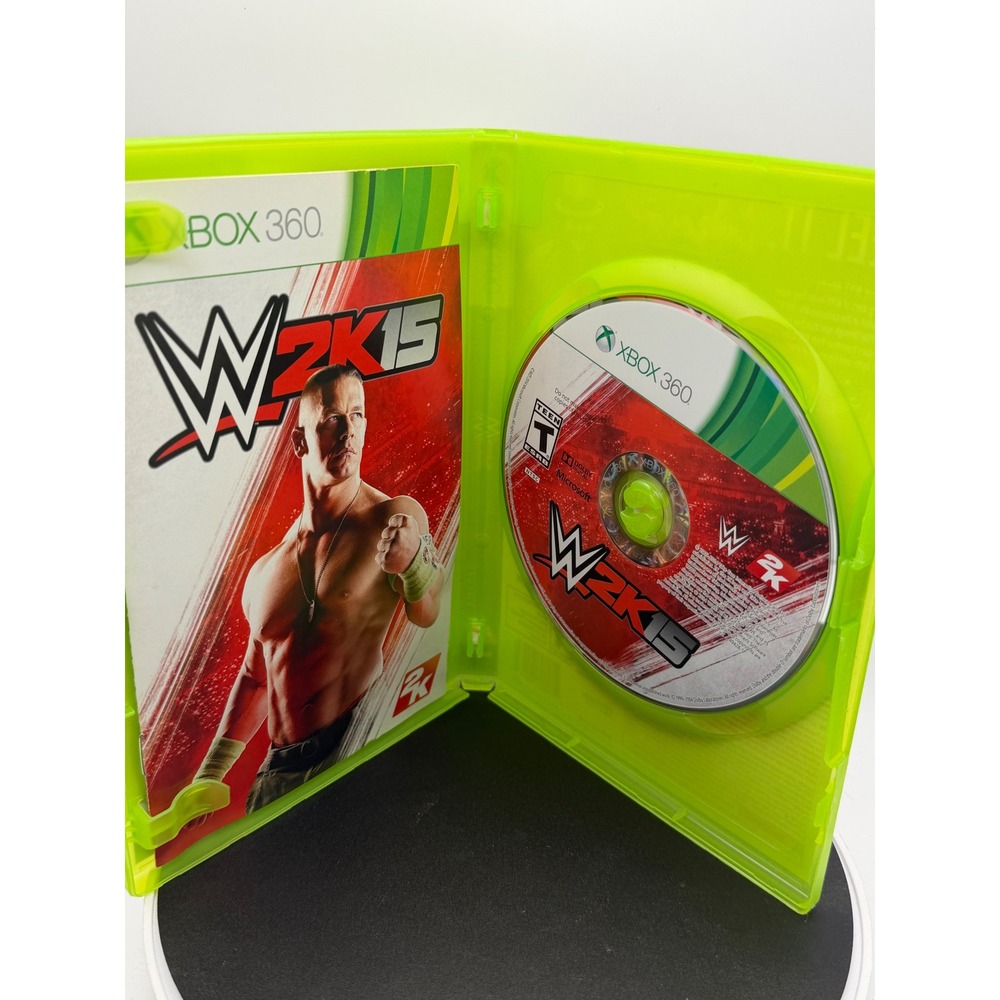 WWE‎ 2K15 Xbox 360 Video Game Complete with Manual John Cena 2K Sports NTSC